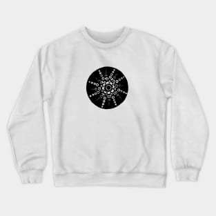 Dot Mandala - Painted by hand_Hand drawn Crewneck Sweatshirt